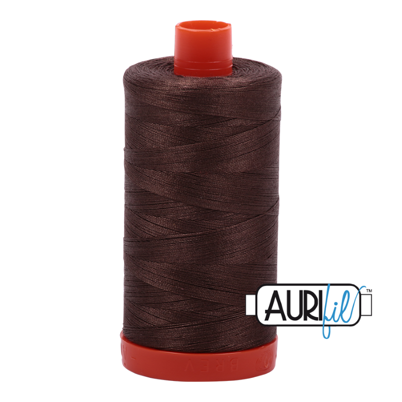 Aurifil Bark 50 wt Cotton Thread 1422 yd Spool