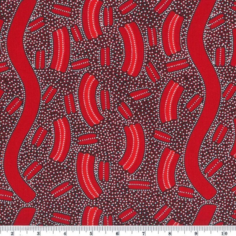 Aboriginal Mulga Seeds Dark Red