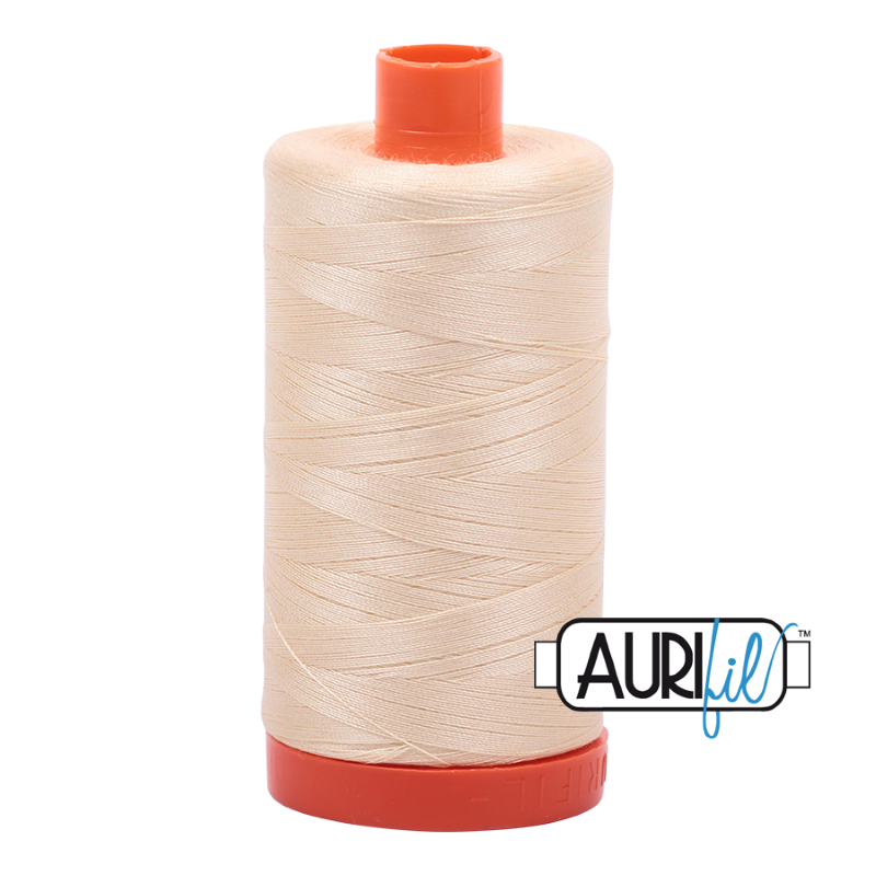 Aurifil Butter 50 wt Cotton Thread 1422 yd Spool