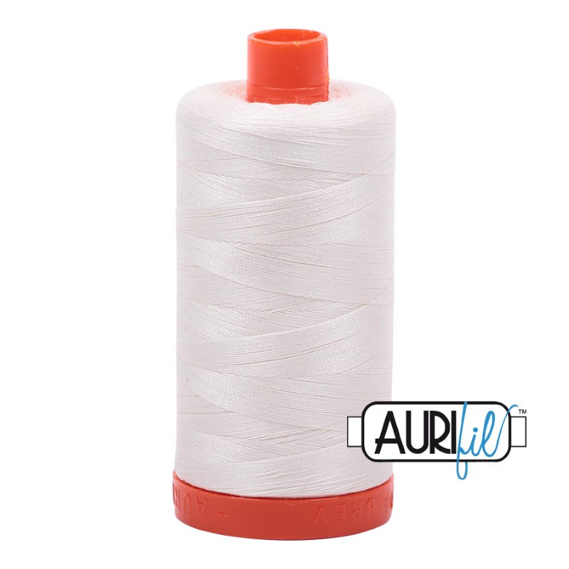 Aurifil Chalk 50 wt Cotton Thread 1422 yd Spool