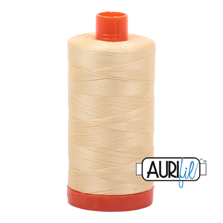 Aurifil Champagne 50 wt Cotton Thread 1422 yd Spool