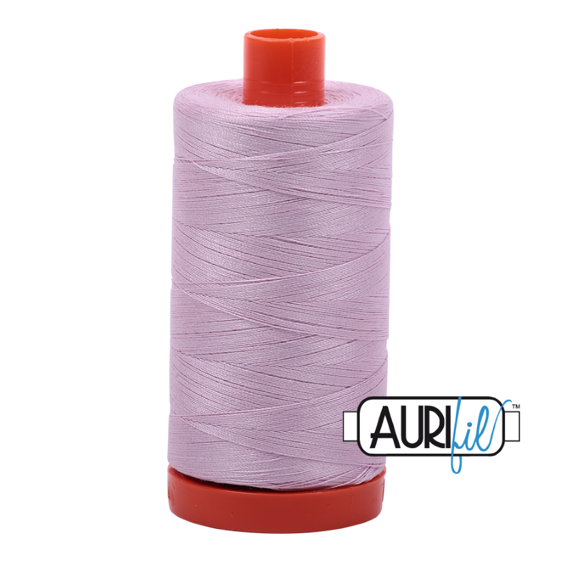 Aurifil Light Lilac 50 wt Cotton Thread 1422 yd Spool