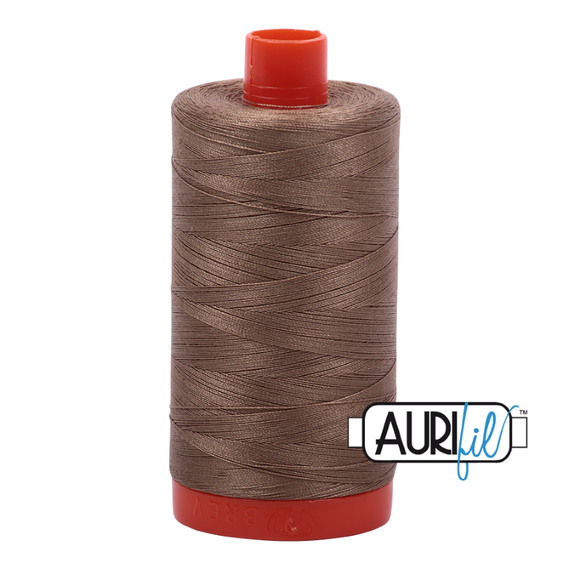 Aurifil Sandstone 50 wt Cotton Thread 1422 yd Spool
