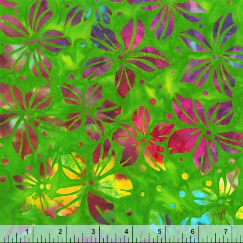 Jewel Tropical Floral Green