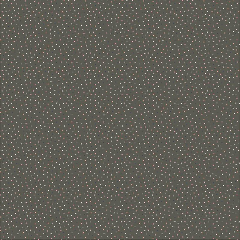 Country Confetti Dots Weathered Wood Dark Gray