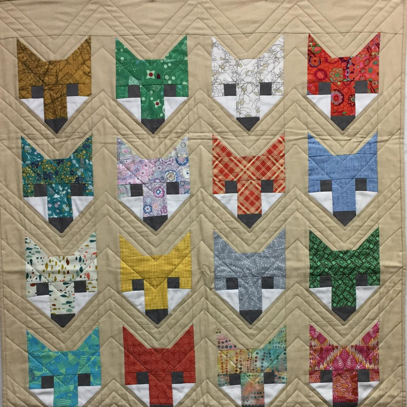 Fancy Fox - finished quilt