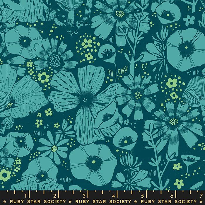 Firefly Floral Galaxy Teal