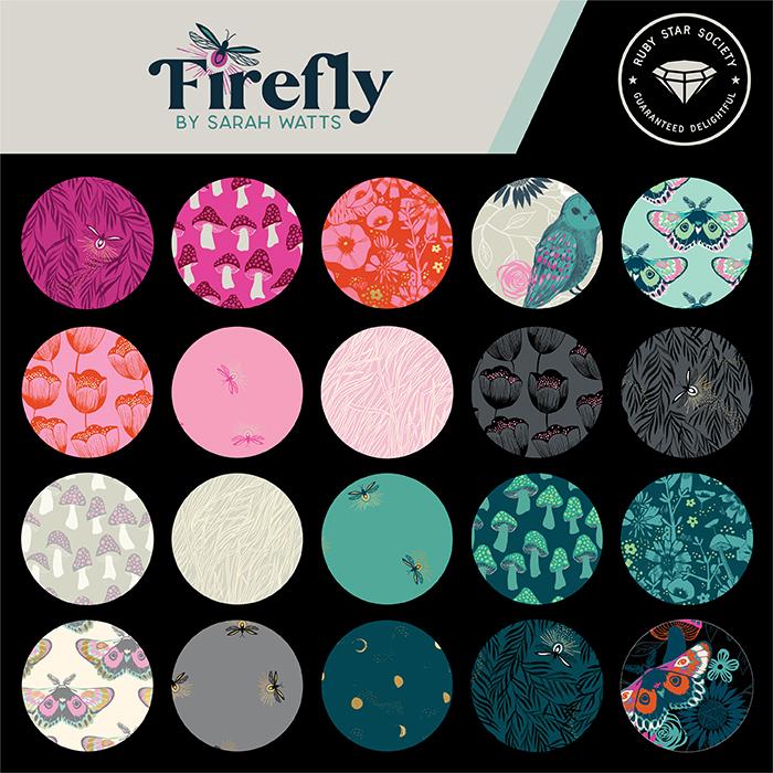 Firefly Pre-Cut Charm Pak of 42 Pre-Cut 5 inch Squares