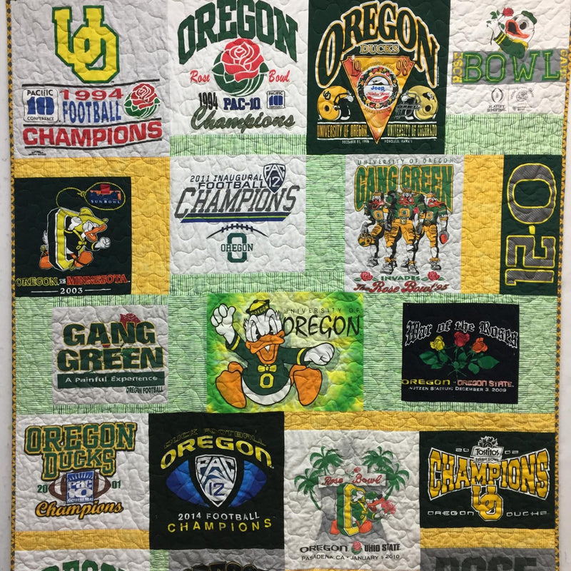 Never Boring Not all the Same Size Squares T-Shirt Quilt (January 4 & 18, 10:30-2:30pm)