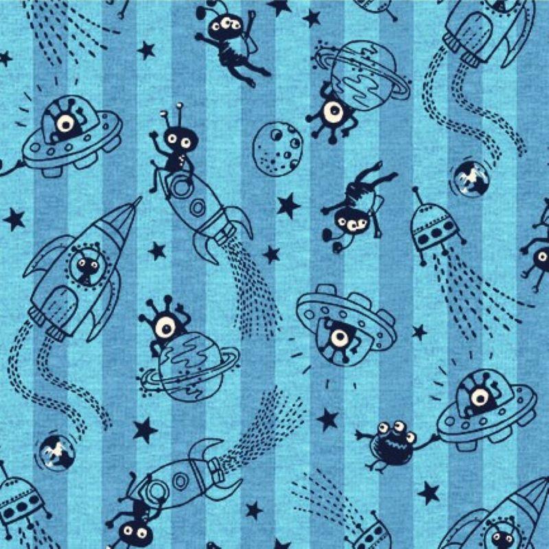 Space Oddity Monster Astronauts Blue
