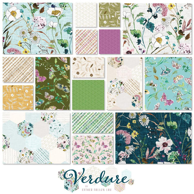 Verdure Pre-Cut Jelly Roll of 2.5 inch Strips of Fabric