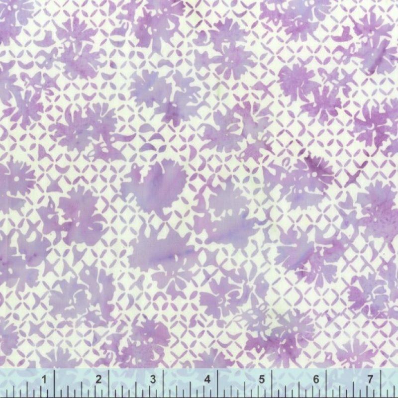 Winter Lavender Floral Fence Lilac